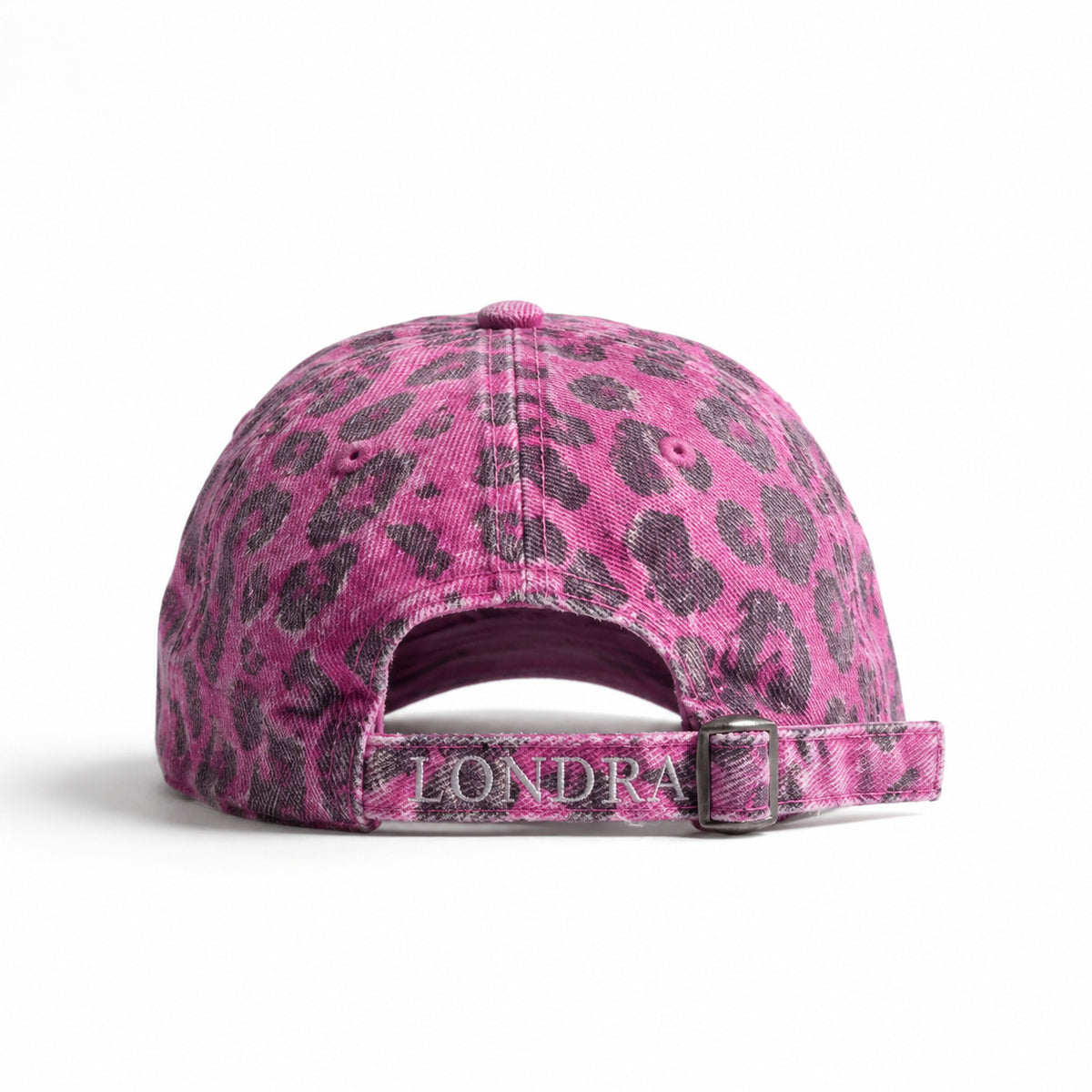 'Electric Leopard' Distressed Hat