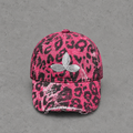 'Electric Leopard' Distressed Hat