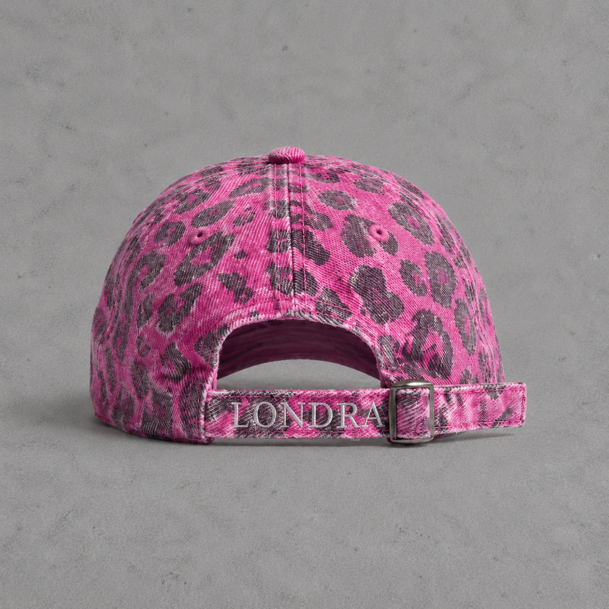 'Electric Leopard' Distressed Hat