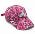 'Electric Leopard' Distressed Hat